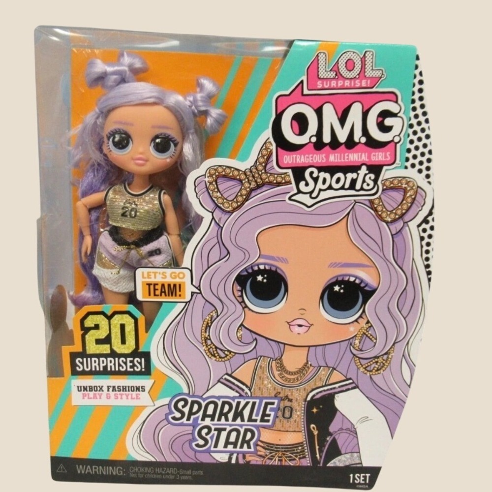 LOL Surprise OMG Sports Fashion Doll Sparkle Star 20 Surprises 035051584230 (JJ)